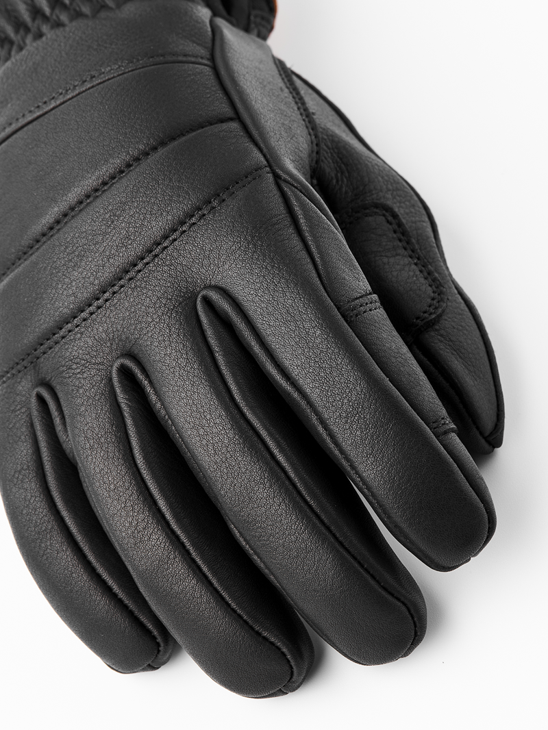 Hestra Womens Fall Line Leather Ski Gloves - Black-1